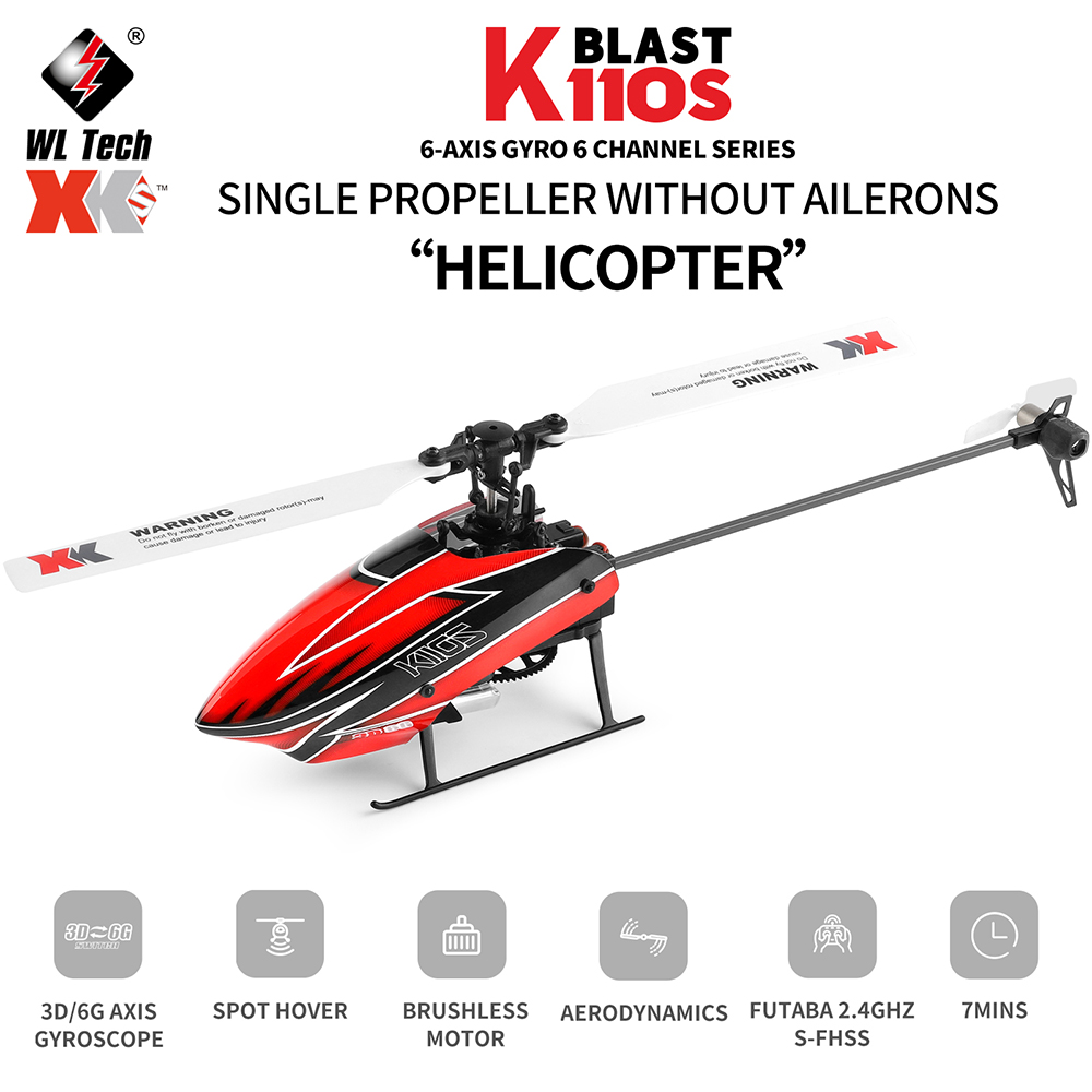 Wltoys XK K110S 6CH 3D 6G Syst - Rc Helicopter Gyro review and price