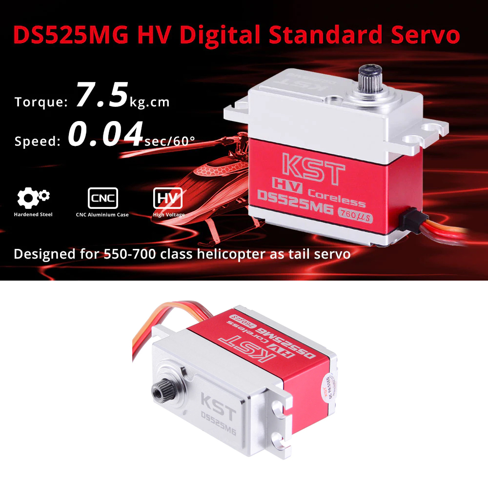 KST DS215MG/ DS315MG /DS525MG  - Rc Helicopter Parts review and price